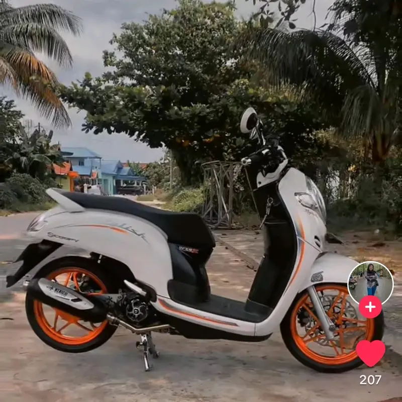 KNALPOT STANDAR RACING KENOCHI TYPE NEW K SERIES BLACK MIO BEAT SCOOPY GENIO MIO-J MIO-M3 XEON-RC VARIO SPIN 3