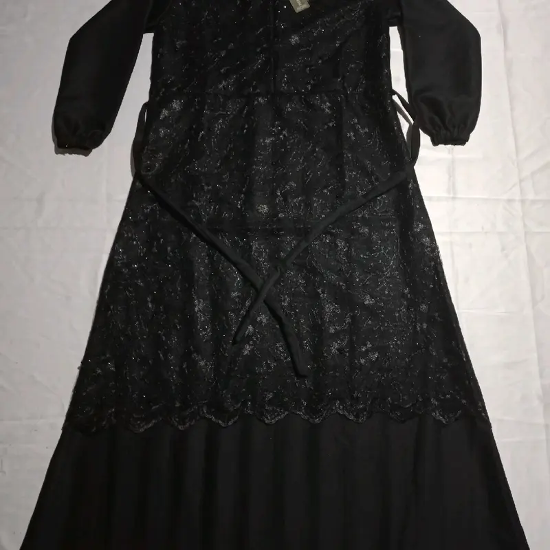 GAMIS BRUKAT TILE  MUTIARA GAMIS WANITA TERBARU PAKE TALI 6