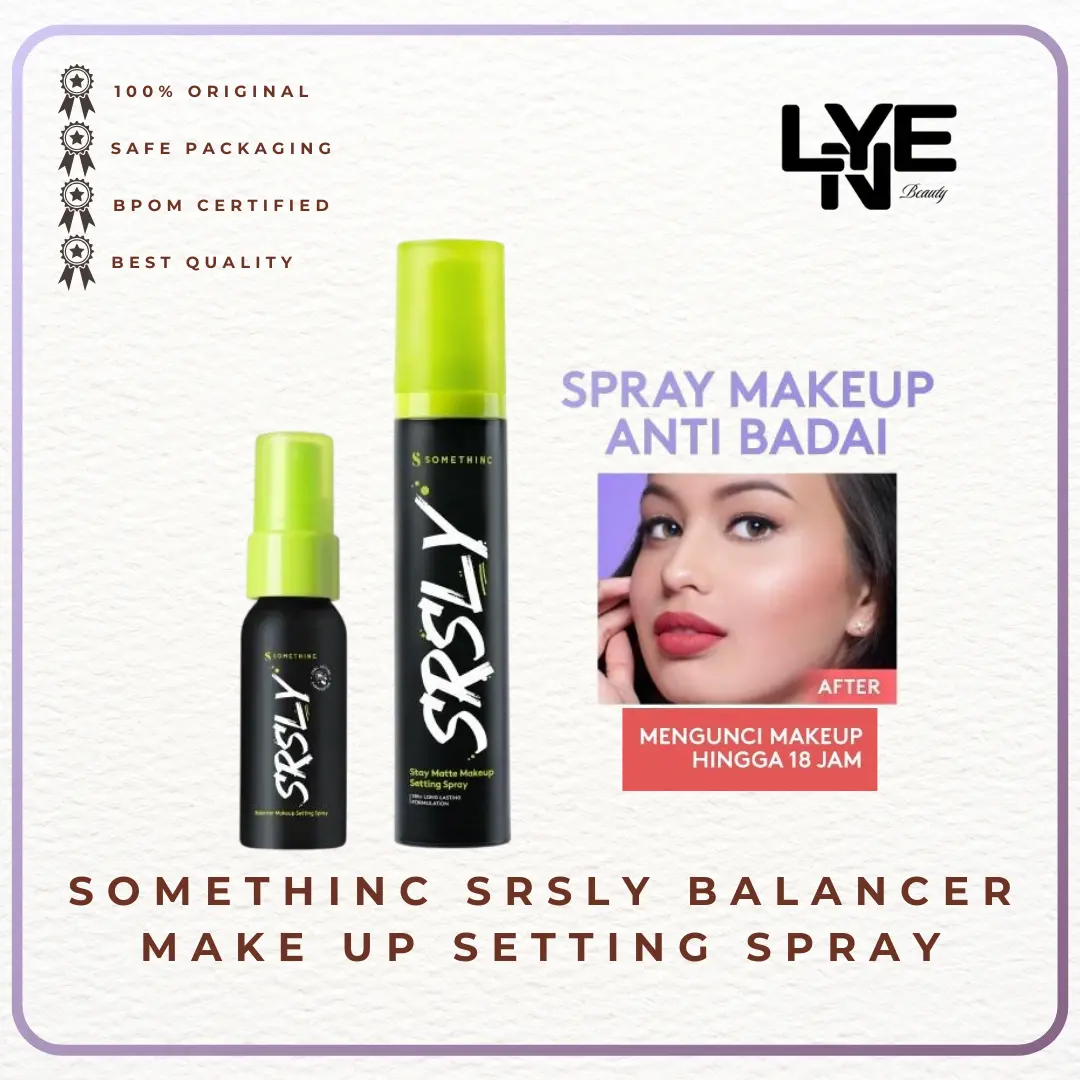 SOMETHINC SRSLY Balancer Make Up Setting Spray - Make Up Tahan Lama