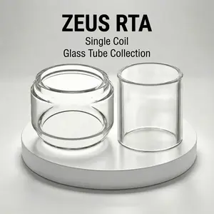 Tabung kaca zeus rta z x kaca bening/clear Untuk digunakan sebagai tempat lilin saat liburan