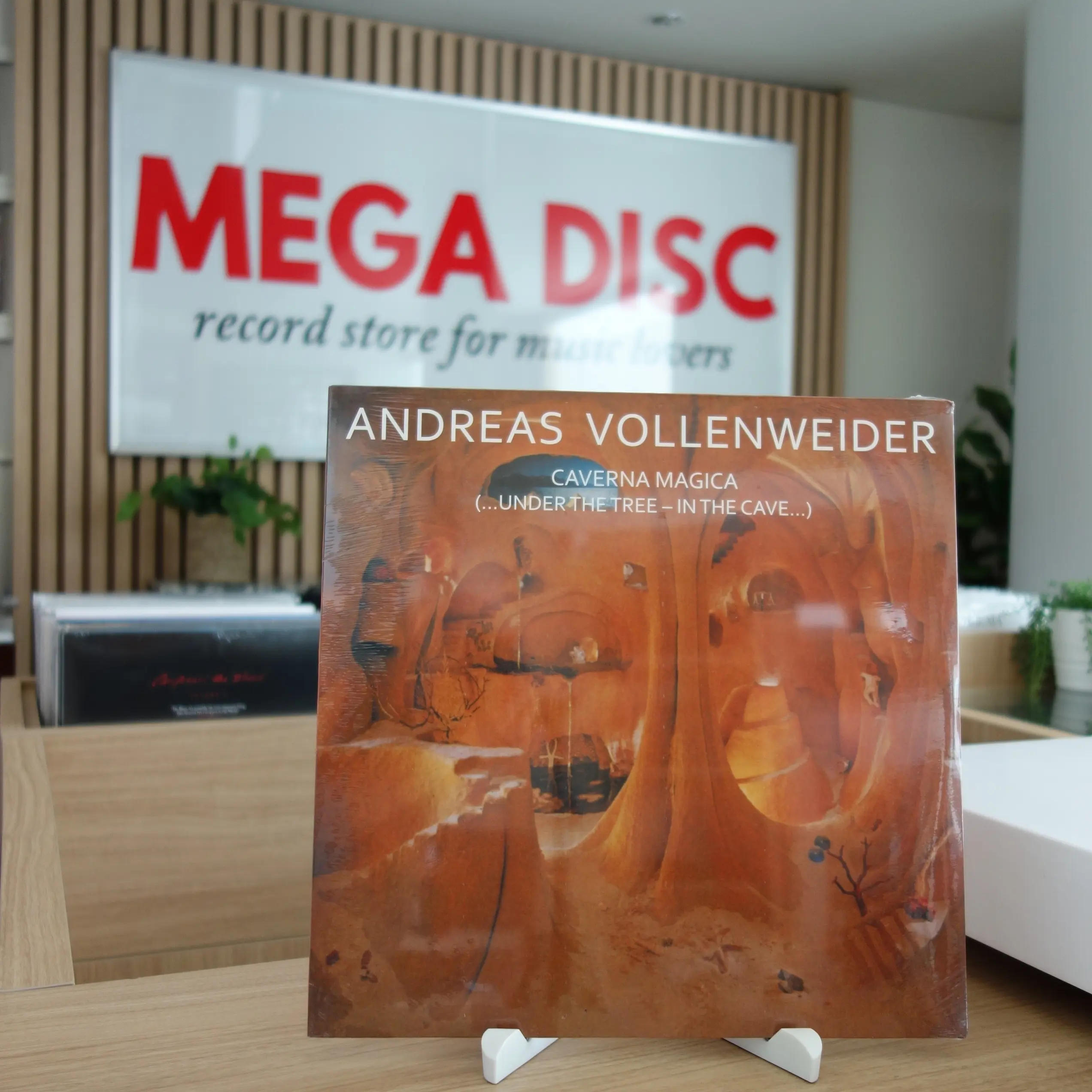 LP Andreas Vollenweider ‎– Caverna Magica Vinyl Piringan Hitam