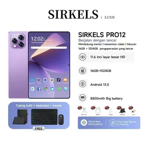 【COD】 Tablet Pro12 Ultra Tablet Android Tab 16GB+1024GB 11.6inch Wifi 5G Dual SIM Tablet PC Asli Baru Tablet Untuk Anak Belajar hp tablet tab advan AirPad Tablet Gaming kantor Tablet Murah iPad 6 tablet murah hp MatePad SE S9 Ultra pad  tablet pad pro