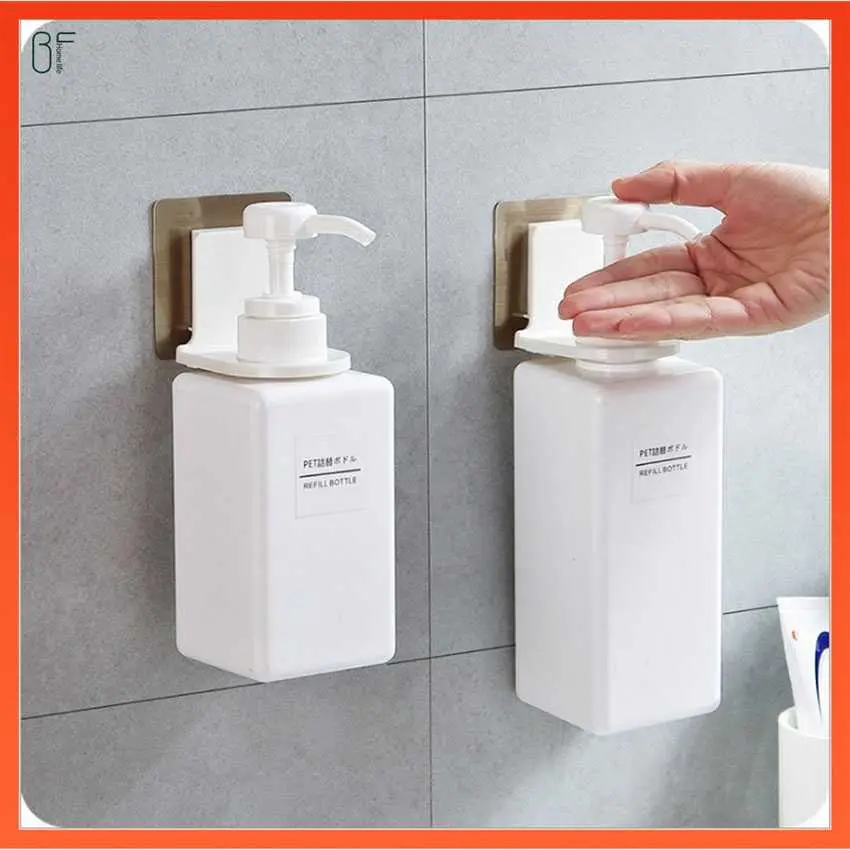 Shower Gel Rack Gantungan Botol Sabun Cair Rak Dinding Hand Sanitizer