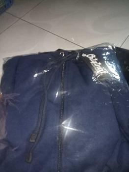 Product Review of hoodie Zipper polos pria wanita size M-L-XL-XXL-XXXL Abu Hijau Mocca Sweater kain Fleece Biru Merah from H**A 1