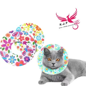 Colar kain Motif untuk Kucing yang Tidak Menggaruk Area Wajah dan Tengkuk Setelah Divaksin