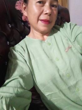Product Review of Atasan Wanita Rayon Twill premium Panjang Baju Dewasa All size  muat sampe BB 70  Nyaman Lembut Kancing Kain Formal High Hitam from k** a**a 0