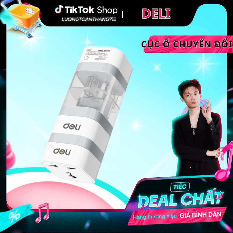 Ổ Cắm Chuyển Đổi 3 Chân Sang 2 Chân, Ổ Cắm Tiêu Chuẩn Châu ÂU, Mỹ, Anh Dùng Đa