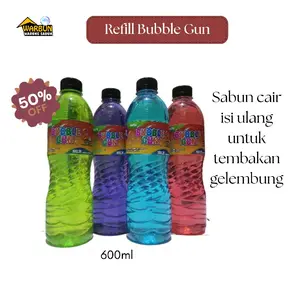sabun cair bubble gun murah , gelembung isi ualng 600 ml mainan anak ,bubble gun Toys refill
