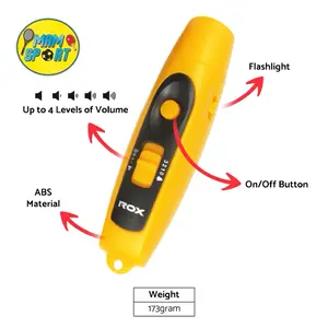 Peluit Whistle Wasit ROX Electric Elektrik VOLT-X Plus Bag Original