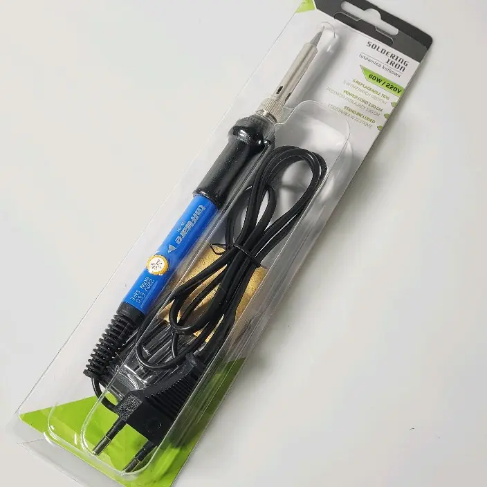 Adjustable Temperature Soldering Iron Fast Heating 60W with 5 Tips - CS-31 - Black Temperature Ceramic Electric Iron 4