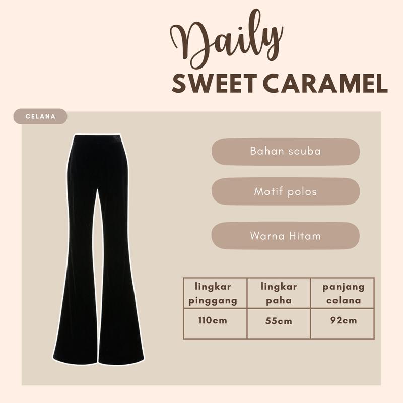 1 Set Outfit Wanita Kekinian ( Sweater Rajut - Celana Cutbray - Jilbab Bella Square ) Setelan LS094 Baju Cantik 5