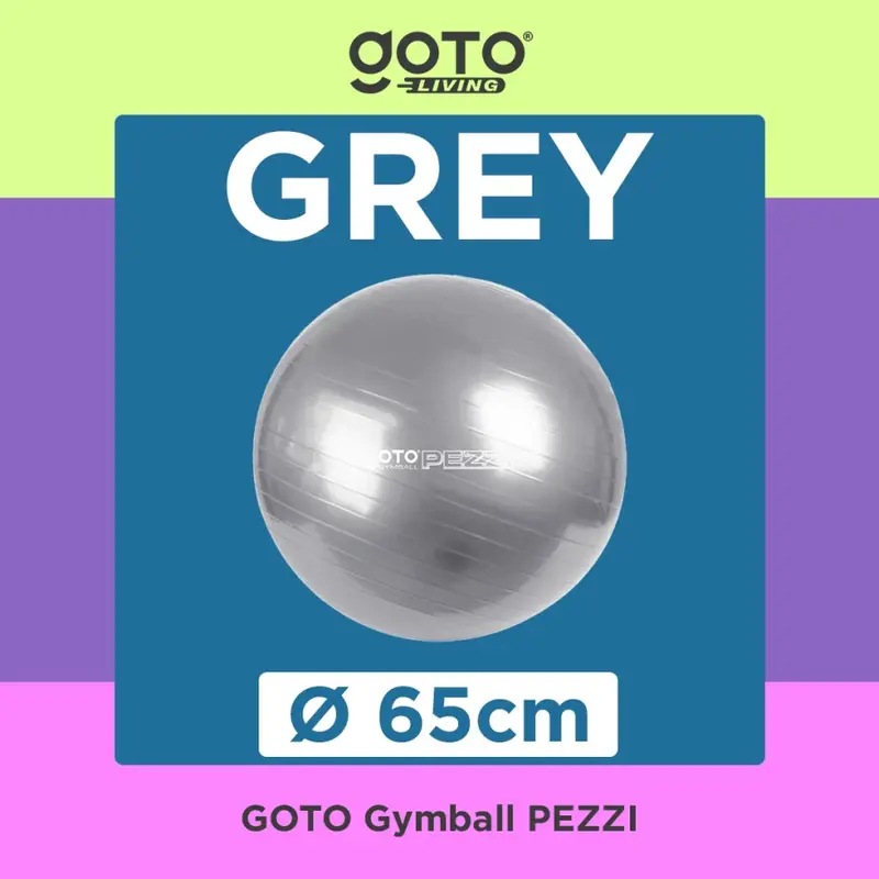 Goto [COD] Pezzi Gym Ball Bola Yoga Ibu Hamil Senam Olahraga Pilates Fitness 3