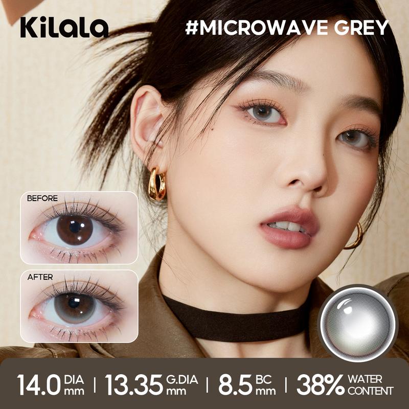 1 cặp kính áp tròng 6 tháng DIA 14.0-14.5mm độ cận 0-7 lens mềm mại màu sắc xinh đẹp nổi bật chất phong cách cosplay lens không thể thiếu vào lễ hội Halloween 5