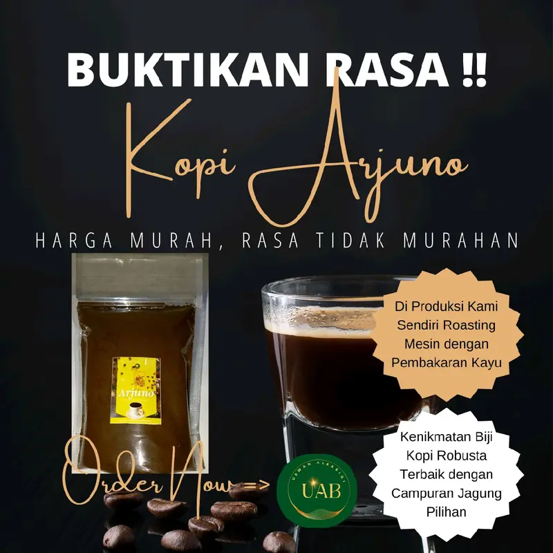 Kopi Bubuk Arjuno 250 gr Jenis Robusta Rasa Enak Mantap 2