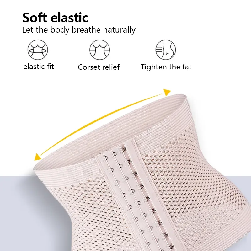8824 Sabuk Perut Wanita Sabuk Perut Musim Panas Tipis  Sabuk Perut Pembentuk Tubuh Bernapas, Sabuk Perut Pascapersalinan Sabuk Perut Nyaman dan Sehat, Tidak Pengap Belt Shapewear Waist Wanita Shaper korset pembentuk 5