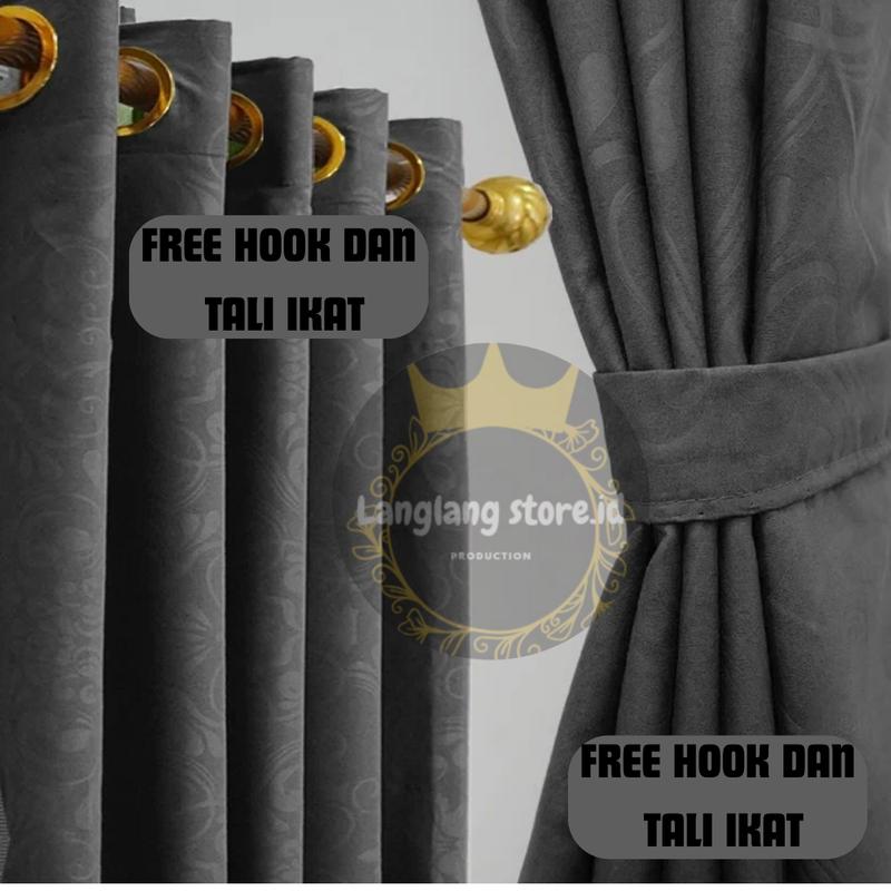 GORDEN PINTU MINIMALIS EMBOSS - HORDENG PINTU - HORDENG JENDELA - TIRAI Bunga 3