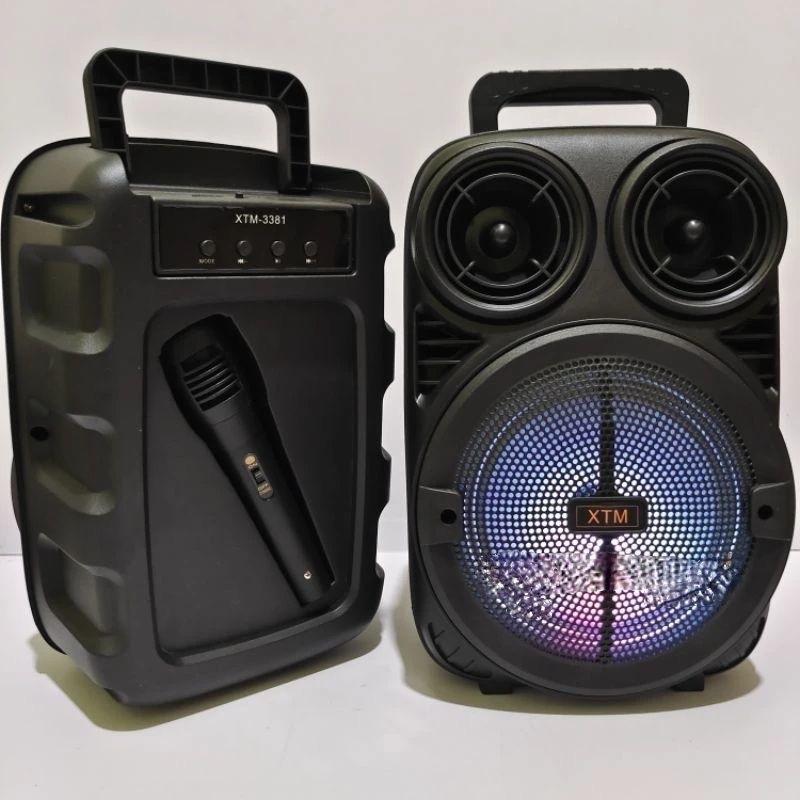 Speaker Bluetooth Karaoke Extra Super Bass Kimiso Free Mic Music Party / Salon Aktif Karaoke Suara Jernih 4