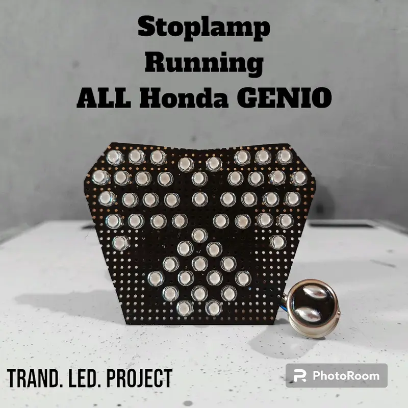 Stoplamp Running Genio 10 mode otomatis stop lamp biled 0