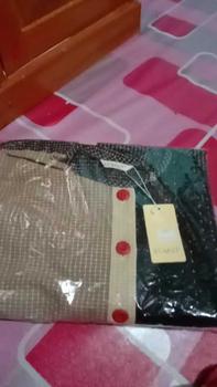 Product Review of SEO GAMIS SEMUT BY SYAINA TERBARU DAN KEKINIAN  Katun Polos Linen Muslim Nyaman Wudhu Wanita Dress Dewasa Lebaran gam is cantik from a**3 0