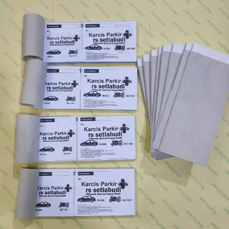 Print Cetak Tiket Kupon Voucher Art Paper Parkir Undian Game Restoran 1