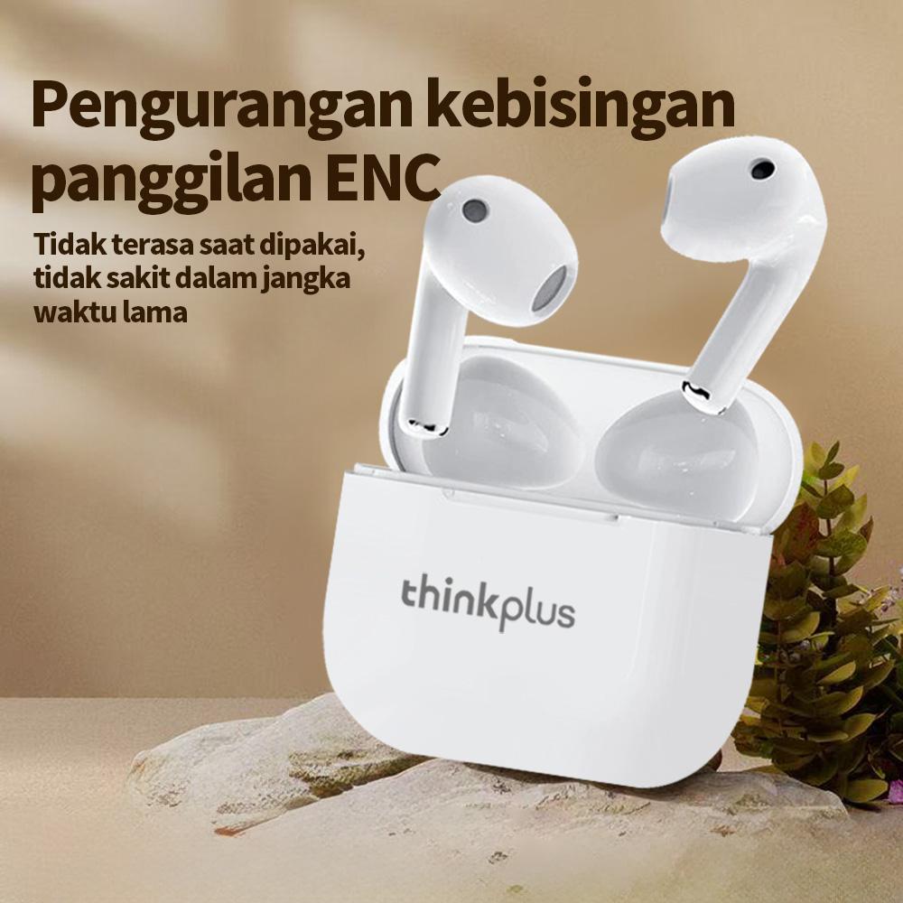 Lenovo thinkplus NEW TWS Bluetooth V5.0 Earphone Headphone Tahan Lama Suara Bass Dalam Stereo Dengan Kontrol Sentuh Earbud Olahraga