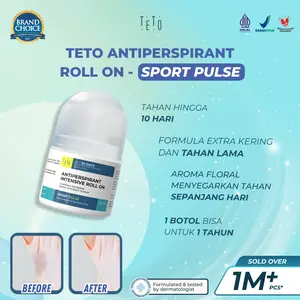 [SUPER PROMO] TETO Antiperspirant Bukan Deodorant Roll On Sport Pulse Maximum Protection 20ml