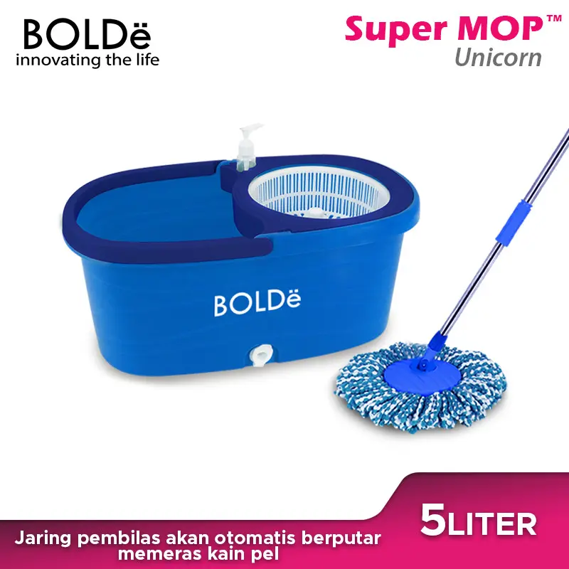BOLDe Super Mop Unicorn - Merah Muda 3