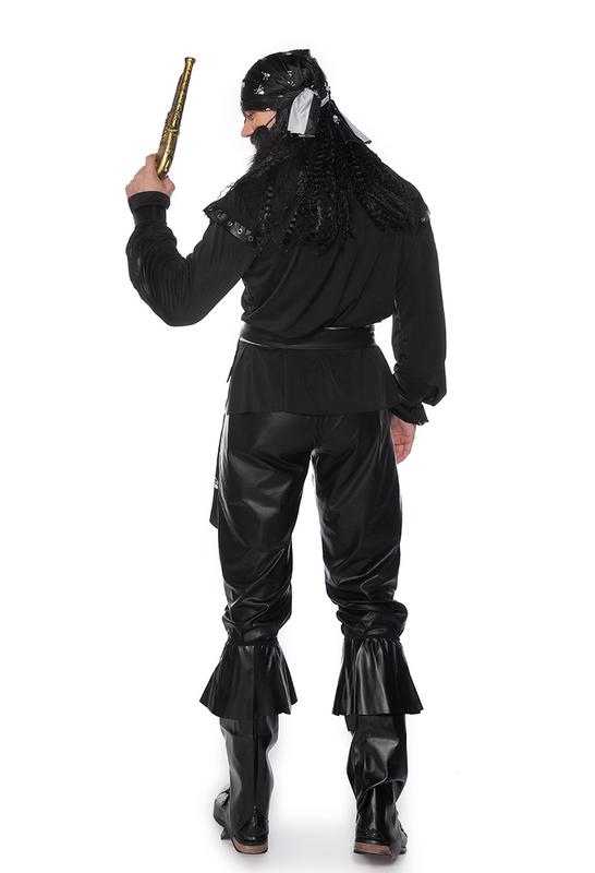 Product Introduction of 1 Zhu Mi Lian New Split Size Stage Costume Adult Men Role-Playing Outfit Wansheng Pirate One-Eyed Dragon Suit 14