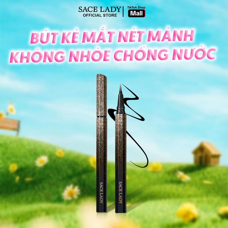   LIVE  Bút Kẻ Mắt SACE LADY Lâu Trôi Nét Mảnh Không Nhòe Chống Mồ Hôi Tốt Dễ Sử Dụng 0.7g 