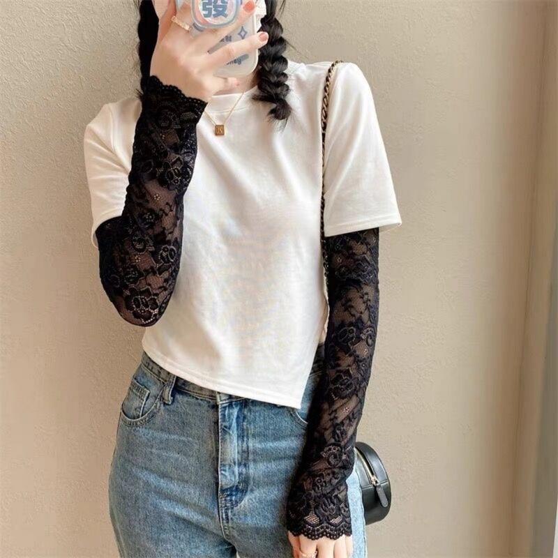 Product Introduction of Sunscreen Sleeves, Outdoor Sunshade, Lace Ice Sleeves, Ladies Sunscreen Sleeves 4