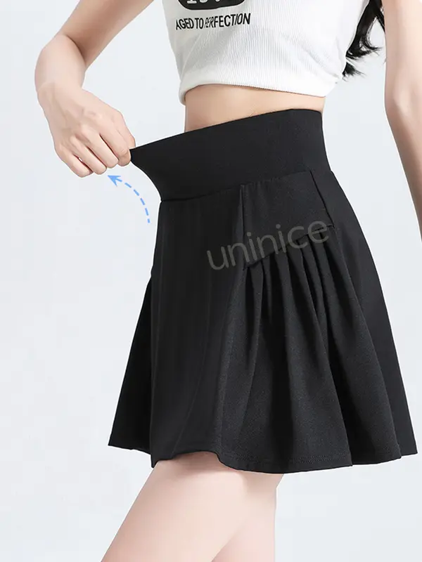 AKLOVER Rok Legging Pendek High Waist Olahraga Wanita Skirt Yoga Gym Fitness Sport Tennis Golf Celana 3