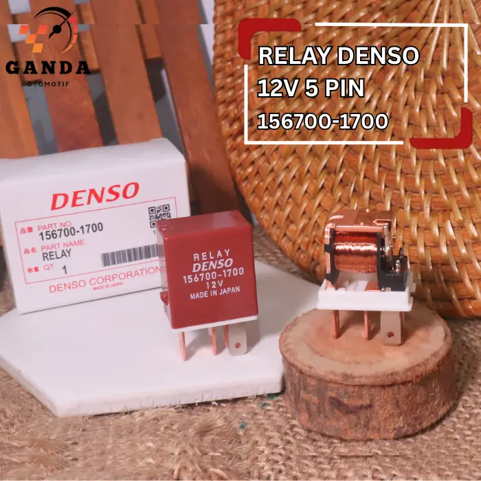 RELAY COKLAT DENSO 12V 5 KAKI / 5 PIN UNIVERSAL