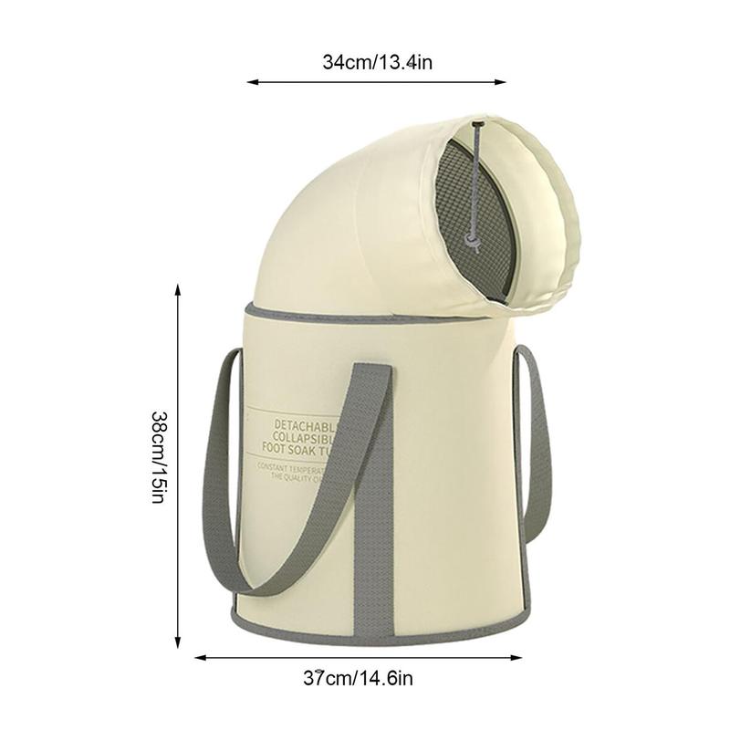 Product Introduction of Foot Bath Bucket, Warm To The Knees and Legs, Foldable Foot Bath Bucket, Portable Travel Foot Massage Bucket with Handle 22