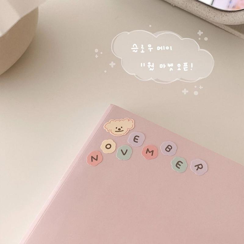 Hình dán bảng chữ cái, Nhật Ký Thủ Công Sổ Lưu Niệm Nhật Ký, Hình dán giấy trang trí tự dính, cho mục đích thủ công 5