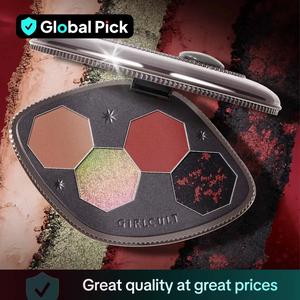 4 Color Glam Eyeshadow Palette, Matte & Glitter Eye Shadows Palette, Long Lasting Shimmering Eye Cosmetic, High Pigmented Blendable Eye Makeup Products, Kaleidos Makeup, Peachesmakeup, Girlcult, Radiant Gifts, Gifts for Best Friend