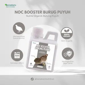 NOC BOOSTER BURUNG PUYUH 500ML - Nutrisi Organik Cair Burung Puyuh Meningkatkan Produksi Telur & Menguatkan Cangkang Telur