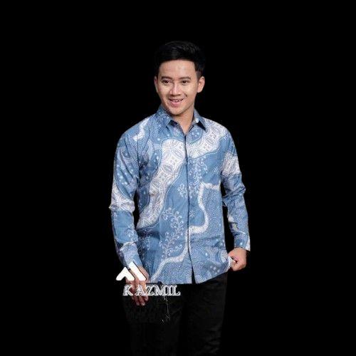 New Kemeja Pria Batik Lengan panjang Premium terbaru size M L XL XXL kekinian 3