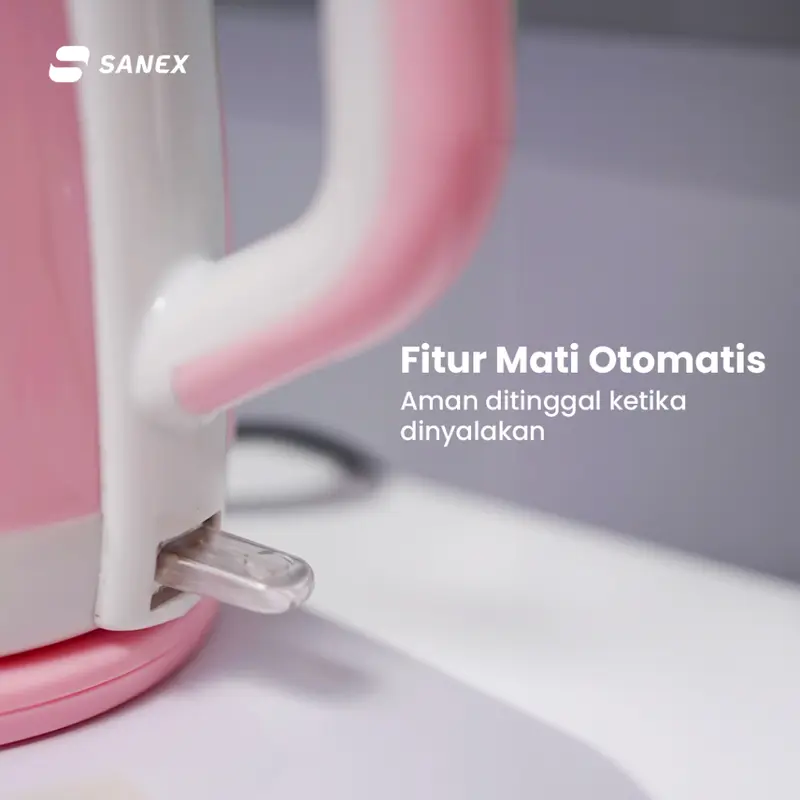 Sanex -- Electric Kettle Teko Listrik STL-2151 GARANSI RESMI 8