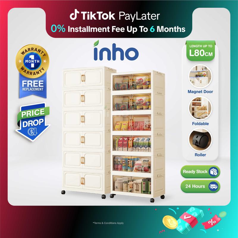 【HARGA MURAH】INHO L50-80cm (1-6 Layers) 2 Doors Multipurpose - TikTok ...