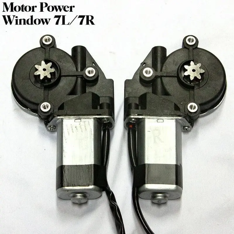 MOTOR POWER WINDOW GIGI 7 LOBANG 3 KIRI DAN KANAN 12VOLT UNIVERSAL