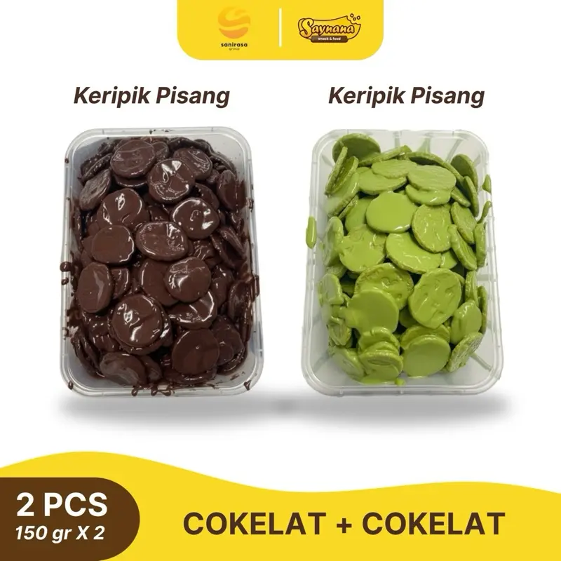 Pisang Cokelat + Pisang Greentea