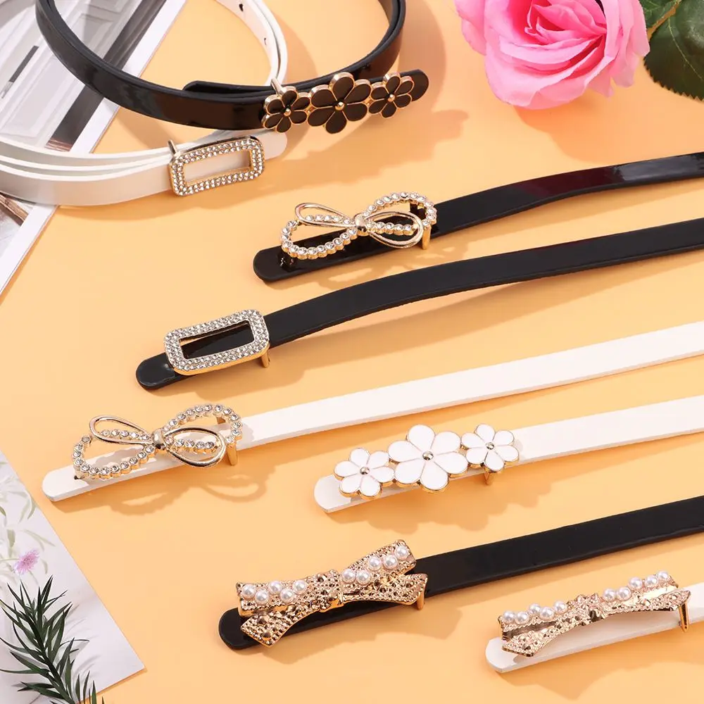 Thắt Lưng Nữ PU Phong Cách Hàn Quốc, Cạp Cao, Dành Cho Bé Gái, Morden, Thắt Lưng