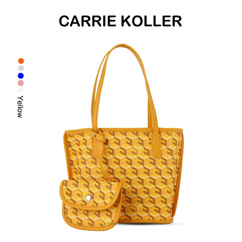 【CARRIEKOLLER】Tas Wanita Tote Bags Large Capacity Fashion Printed Shoulder Bags