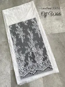Larissa Lace - Lace Panel 20052 Off white - Ukuran kain 1,5m x 1,5m