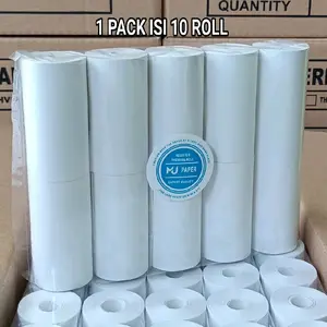 10 Roll Kertas Struk Thermal Paper Roll 57x30mm  Cocok untuk Printer Mini EDC Bluetooth 58x30mm