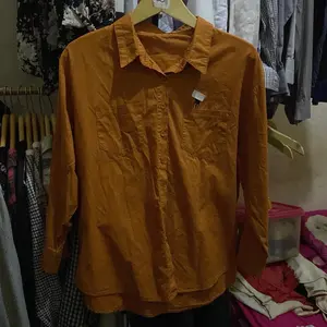 Kemeja unisex lengan panjang cewek/cowok bisa pakai  Atasan Oversize Blouse Offshoulder Wanita