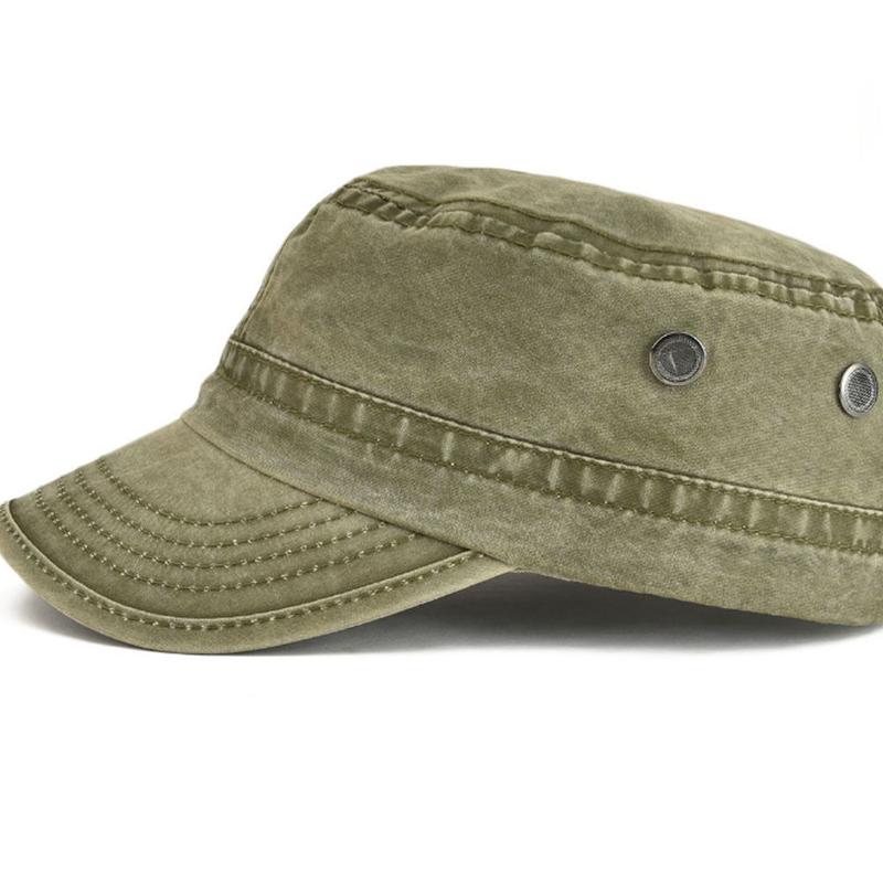 Product Introduction of Plain Casual Vintage Unisex Male Flat Hat Men's  Cap Polyester 8