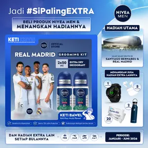 (PAKET HEMAT ISI 2) NIVEA MEN Deodorant Antiperspirant Roll On Cool Kick Freezy Green 50ml - Deodoran pria perlindungan ekstra kering dari keringat bau badan sensasi dingin menthol wangi maskulin - Tidak mengandung ethyl alkohol cocok semua jenis kulit