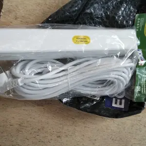 VISERO Stop Kontak/Terminal 5 Lubang Kabel 10M dengan Switch On/Off SNI Kabel Asli Tembaga Tahan Panas Kuat Tahan Lama