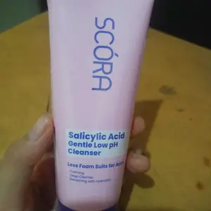 SCORA Salicylic Acid Gentle Low pH Cleanser Sabun Cuci Muka Oily Acne Prone Skin Friendly